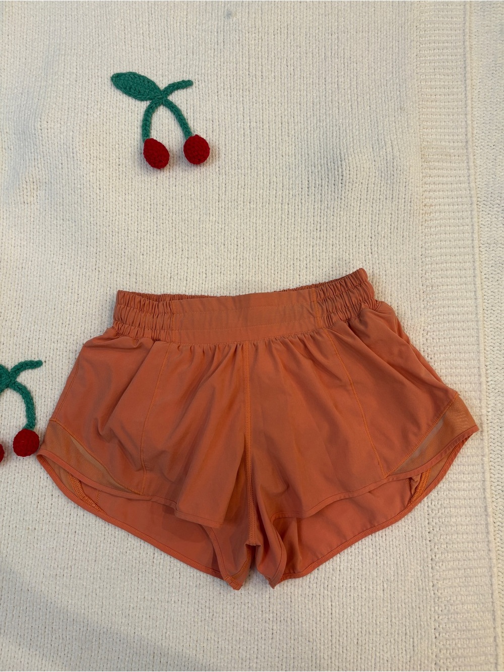 Lululemon Light Orange Hotty Hot Shorts 🫧
